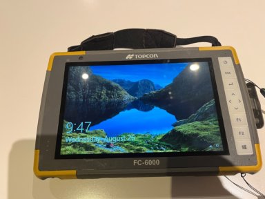 Measurement book Topcon FC-6000 / Målebok Topcon FC-6000