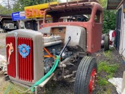 Veteranlastbil Scania Vabis fin påbörjad renoverings