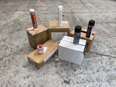 Shell RHODINA BBZ fedt / OKS 240 Kobberpasta / Brilube 30 / E-Coll PTFE spray / Castrol GR1350-2.5PD