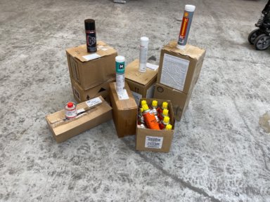 Shell RHODINA BBZ fedt / OKS 240 Kobberpasta / E-Coll PTFE spray / Castrol GR1350-2.5PD / Molykote G-4500FM / Rocol wire rope spray
