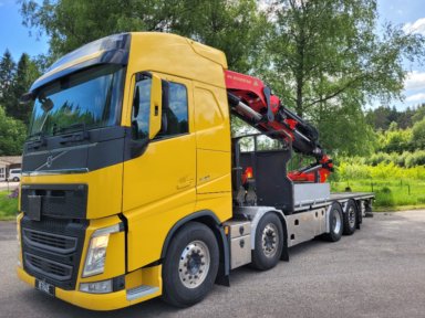 Kranbil Bodbil Volvo FH 540 Palfinger PK65002  & Jib