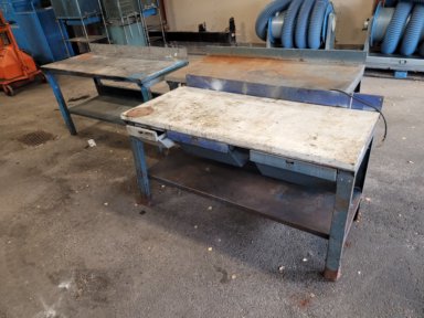 3 st arbetsbänkar + 5 stycken verktygsvagnar