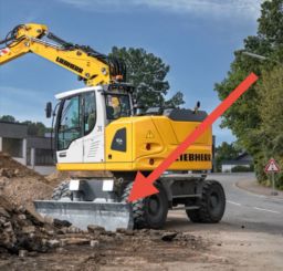 Skjær / Front Blade for Liebherr A914