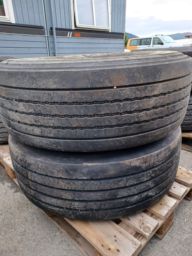 Dekk Bridgestone R-Steer 385/65R22.5 2 stk. med 1 stk. felg