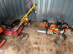 Stihl  Hatachi  Klippo håndholdte redskaber.