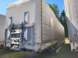 Jumbotrailer KRONE SD anpassad för maskintransport 