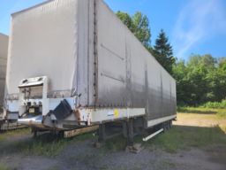 Jumbotrailer KRONE SD anpassad för maskintransport 