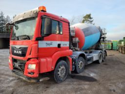 Betongbil 4-axlig  Betongroterare MAN TGS 35.400 8X2-4 BL Euro 6