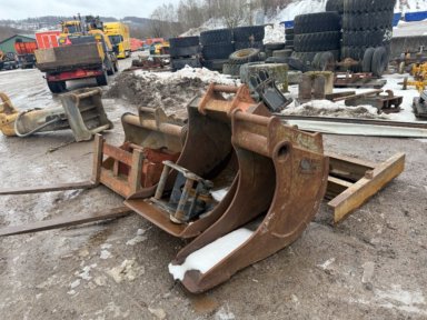  Div redskap S60 fäste skopor, balk, gafflar