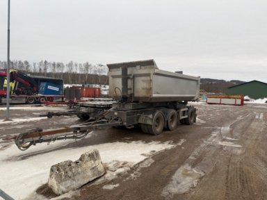 Släpvagn 3axl Jigg grussläp