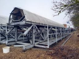 Rulmeca 150 meter Overdækket Transportbånd / Conveyor Belt 