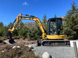  Velholdt Caterpillar 305.5E2 CR (2019) Engcon-rototilt, Extra utstyr. 