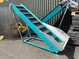 HG skråtstillet transportbånd - 3 meter