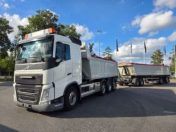 Grusbilsekipage Volvo FH12 / Släp Benalu Siderale 92