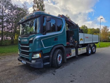 Kranbil med Tipp Scania Next Gen G500 B6X2 4NB 