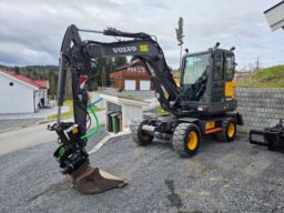 Excavator/Gravemaskin Volvo EW60E - 2017 mod- mye utstyr- 1317 hour