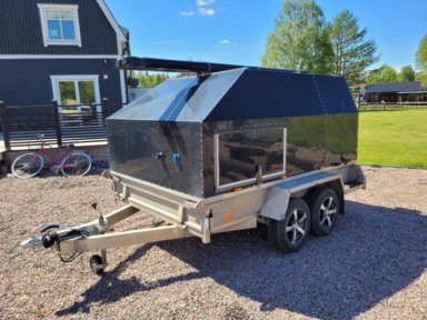 Släpkärra med Kåpa 3S helt i aluminium 