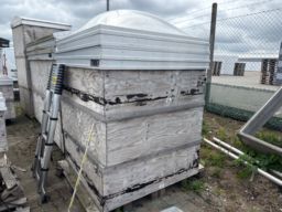 3 stk Velux ovenlysboble med karm 132 * 132 cm 