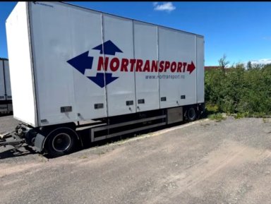 2012 Bussbygg skaptilhenger – selges fra konkursbo – ikke EU-godkjent