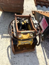 Vibroplate komprimator hydraulisk for gravemaskin