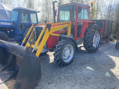 Massey Ferguson 590 4WD med komplett utstyrspakke – Ny clutch – Klar til bruk