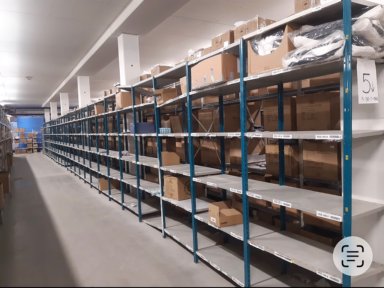 Hylle reoler 25 fak av 25 meter 