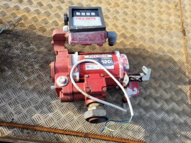 Dieselpump Fill-rite med räkneverk (Reservationspris uppnått)