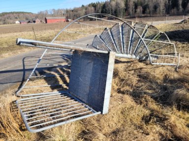 Spiraltrappa i Galvad stål 