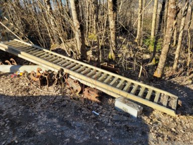Ramper i Aluminum maskinramper ca 5 meter 