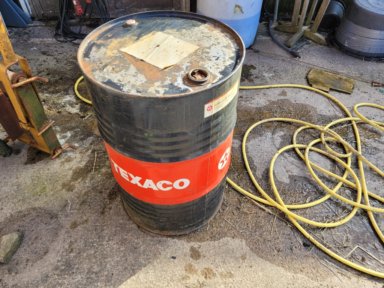 Hydraulolja Texaco HDZ 46 ca 150 liter 