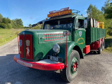 Veteranlastbil Scania Vabis LS71 från 1955