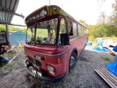 Scania Vabis husbuss/ Veteranbuss ombyggd med komplett bodel