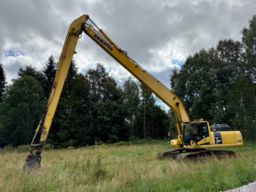 Långgrävare Komatsu PC 360 LC11 maskinstyrning Makin 3D