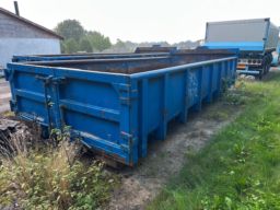 Container med krog hejs