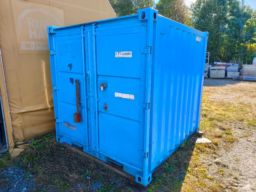 Container 8 fots m/arbeidsbenk