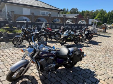 9 stk motorsykler selges samlet 