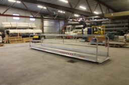Metalmec Aluminium landgang m/sammenleggbart rekkverk