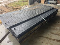 Byggematerialer Pvc køreplader 3x1,15 meter