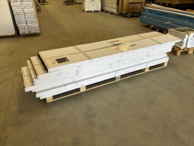 Byggematerialer 1 palle Fibrotech Akustikpaneler smoked oak
