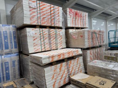 Sweedoor indvendig dør 10x21 (hvidmalet) 25stk ubrugte