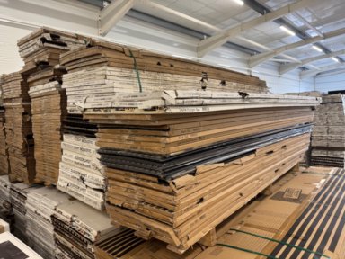 Fibrotech paneler vælg selv 100stk 2.sortering ubrugt