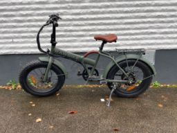 Elcykel/Fatbike Raw Bike militärgrön 