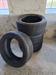 4 stk 18" Sommerdæk Bridgestone Potenza 255/45 R 18