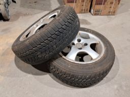 2 stk Fælge med vinterdæk fra Bridgestone 175/65 R14