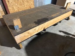 Rullevogn til maskiner  125 x 250 cm