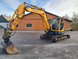 Gravemaskine Hyundai  Robex 80 Cr 9A inkl. Sortergrab, tilt skovl og 3 skovle