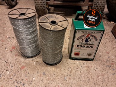 Hegnsapparat fra Electric Shepherd + 1000 m hegn ESB 200