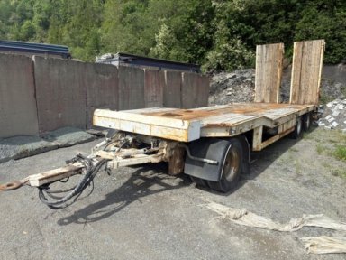 Tilhenger EUROTRAILER MASKIN HENGER 3AKS.  MASKINTRALLE