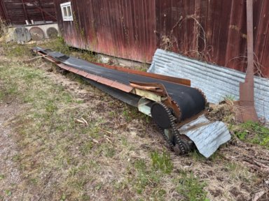Transportband 12 meter med elmotor