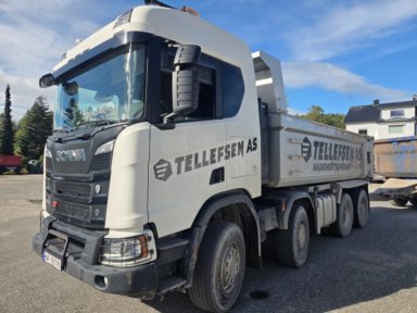 SCANIA R580 2020 MOD 8X4 TIPPBIL EU OK SERVICEAVTALE